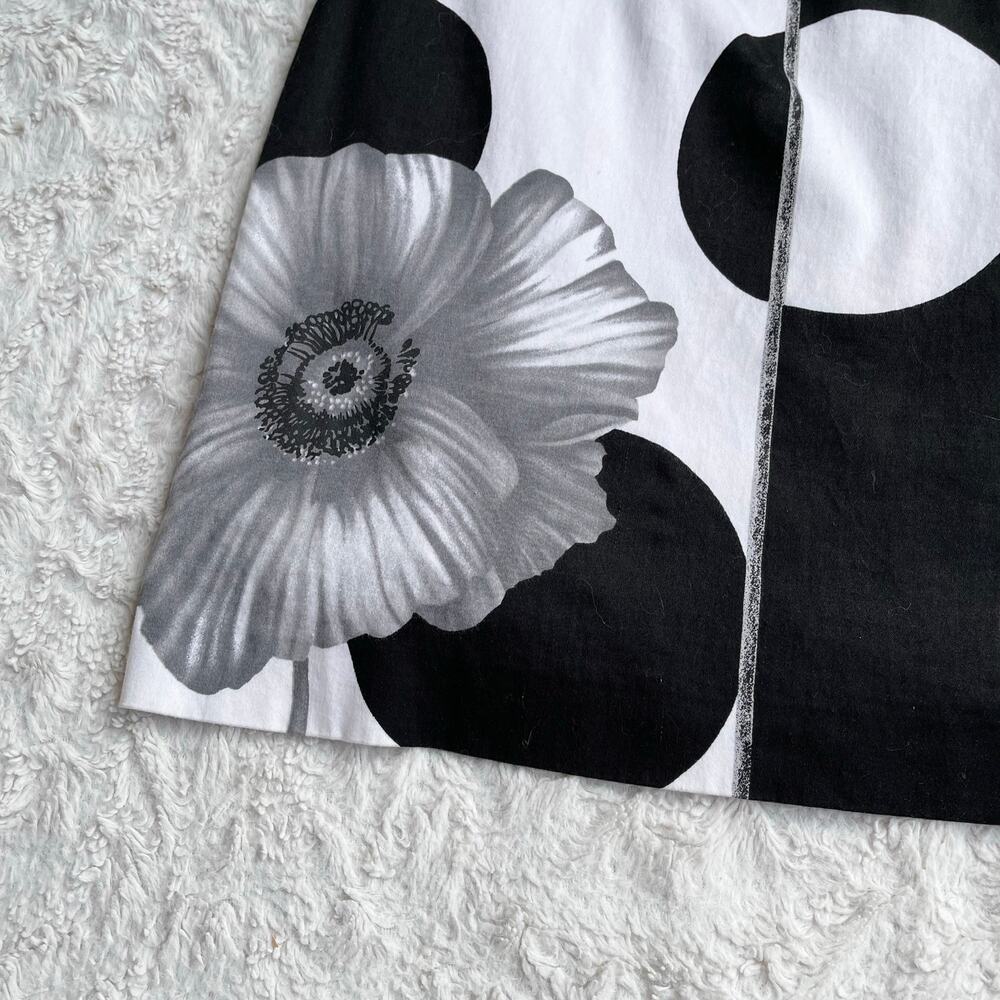 Cache strapless polka dot flower mini dress white black floral‎ vintage Y2K 4 - Picture 10 of 16